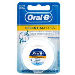 HILO DENTAL ESSENTIAL FLOSS CON CERA 50MTS ORAL-B.