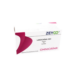 LIDO 2% OMNICAINA ANESTESIA CON 50 CARTUCHO PLASTICO
