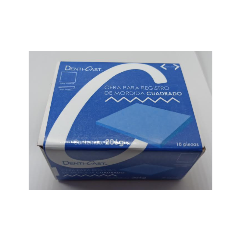 CERA DELAR PARA REGISTRO DE MORDIDA 10 PIEZAS