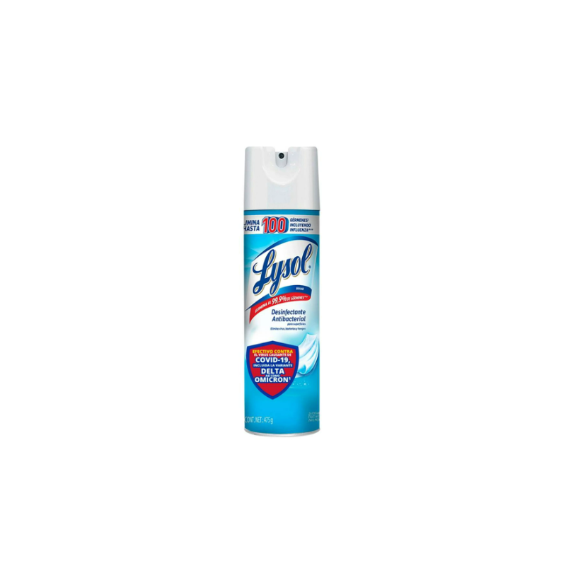 Desinfectante antibacterial Lysol en aerosol crisp linen 475 g