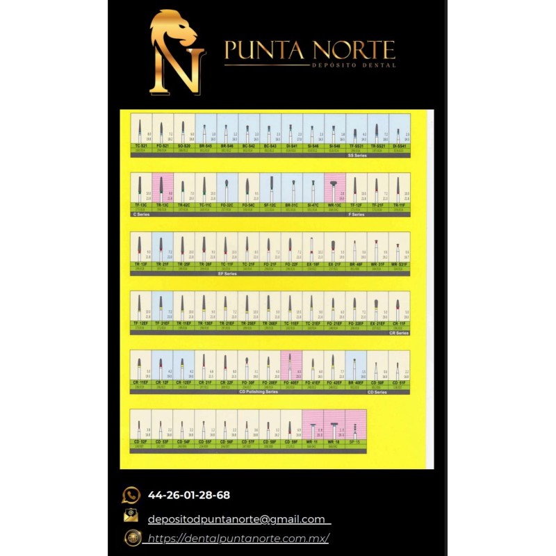 FRESA DIAMANTE MOSTRARIO