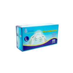 GUANTES NITRILO TALLA L ANELSAM AZULES
