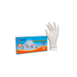GUANTES TALLA M LATEX LIBRES DE POLVO
