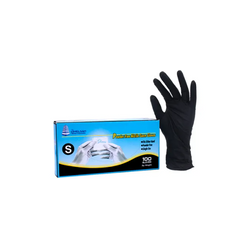 GUANTES TALLA S NITRILO NEGROS